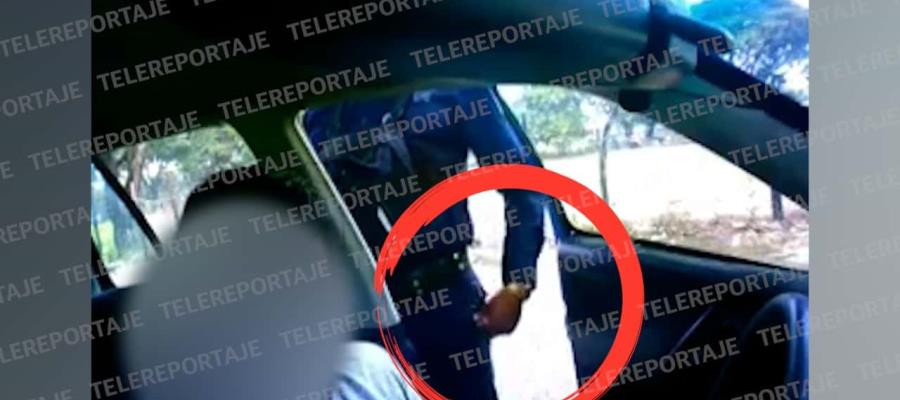 Difunden nuevo video de Policía Estatal recibiendo dinero de automovilista