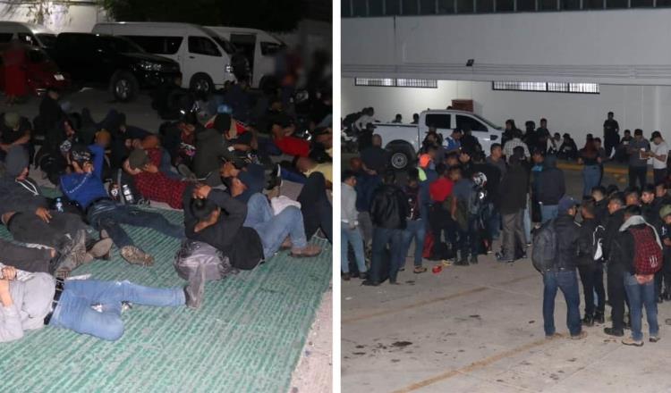 Rescatan a 88 migrantes en Chiapas y detienen a 8 “polleros”