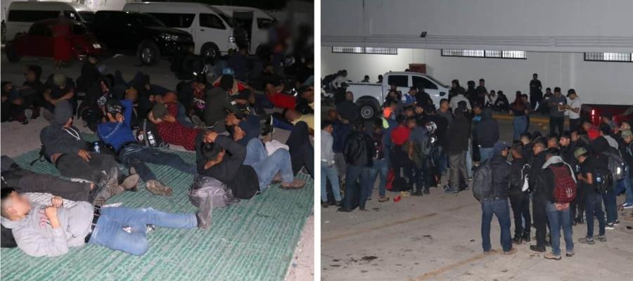 Rescatan a 88 migrantes en Chiapas y detienen a 8 "polleros"