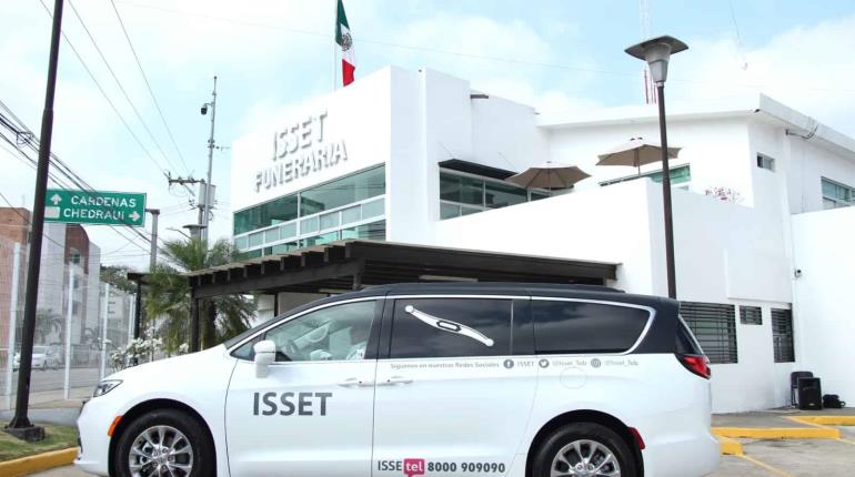 Refuerzan servicios funerarios ISSET con una nueva carroza