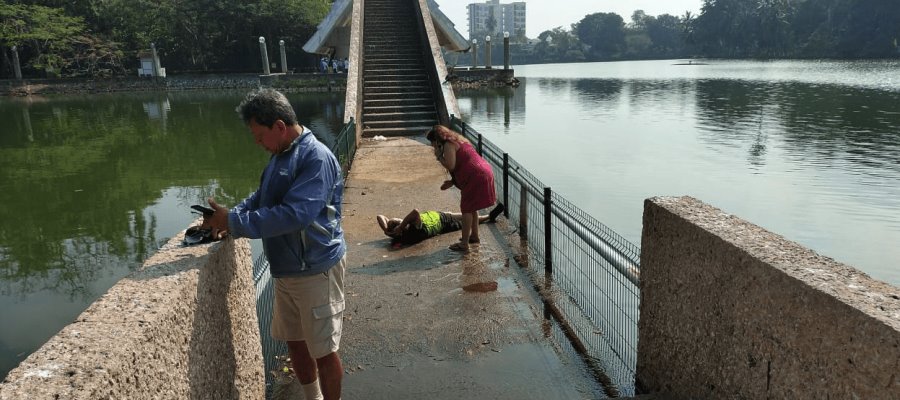 Se accidenta atleta en el Parque Tomás Garrido