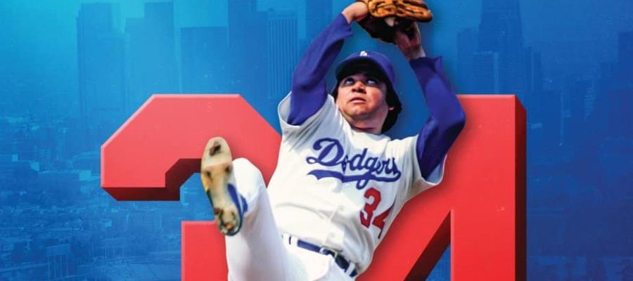 Dodgers anuncia a Fernando Valenzuela como portada de su anuario 2023