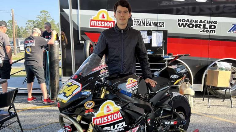 El mexicano Richie Escalante largará en quinta posición del Daytona 200