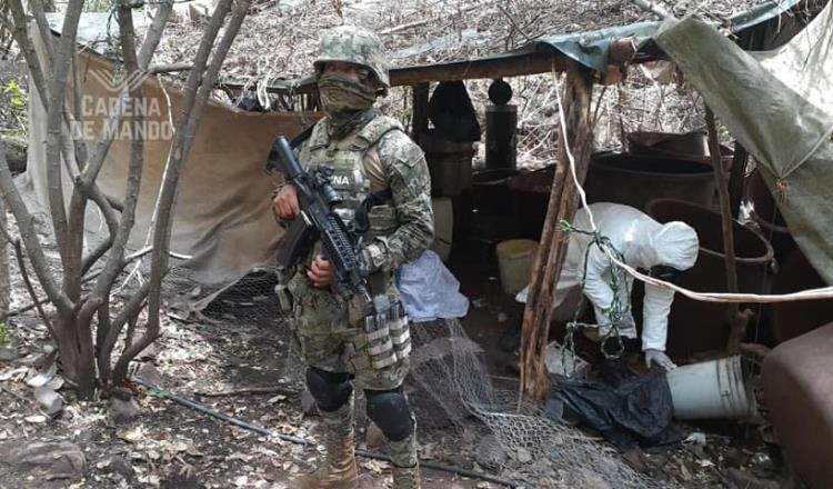 34 narcolaboratorios destruidos de enero a la fecha, reporta Semar