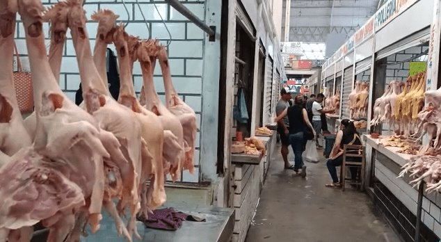 Garantizan abasto de pollos y gallinas en el mercado Pino Suárez