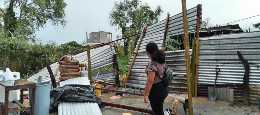 Fuertes vientos dejan a familias de Gaviotas sin techo y energía eléctrica