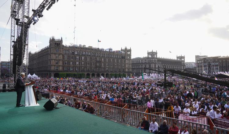 A evento de la Expropiación Petrolera no acudieron acarreados como al del INE: AMLO