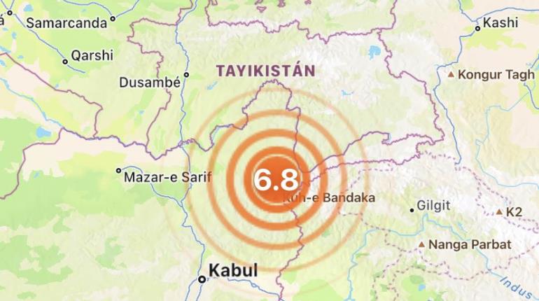 Sismo de magnitud 6.5 sacude a Afganistán