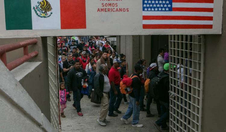 Permitirán paso por México a migrantes que cuenten con cita del CBPU en EE.UU.