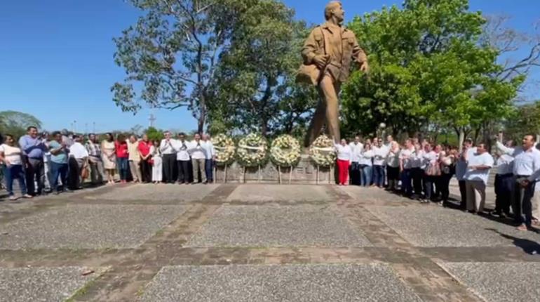 A dejar atrás diferencias y egos, llama PRI Tabasco en aniversario luctuoso de Colosio