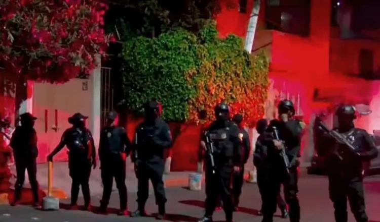 Caen 16 personas tras cateo en fiesta en Tlalpan, en CDMX