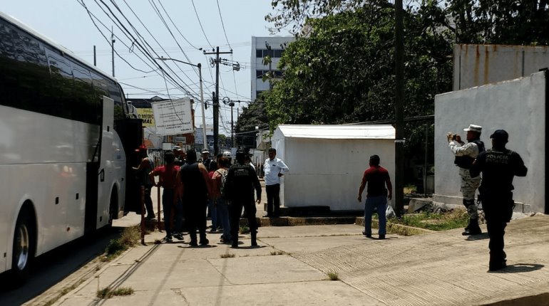 Aseguran a cerca de 20 migrantes en el Centro de Villahermosa