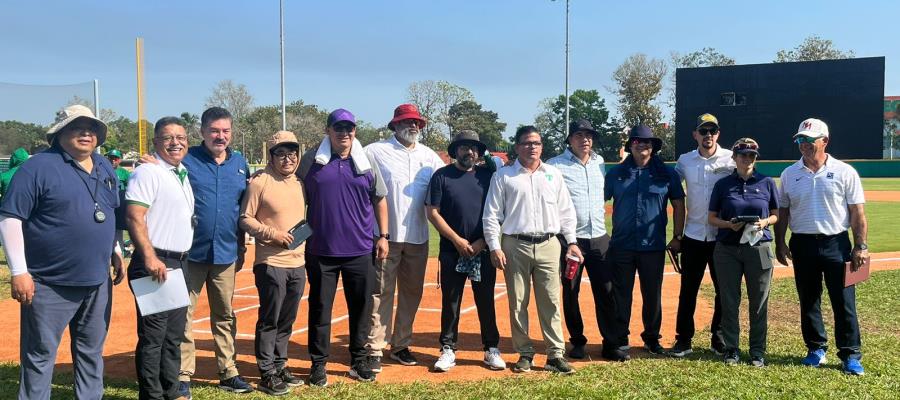 Scouts de Grandes Ligas, visitan Tabasco para visorear a peloteros de la academia choca