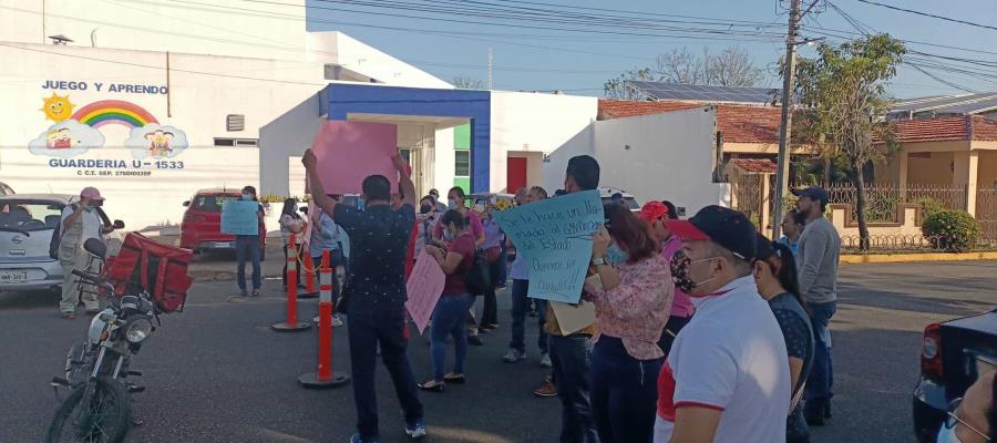 Suma 5 horas bloqueo en la avenida 27 de febrero por padres de la guardería Juego y Aprendo