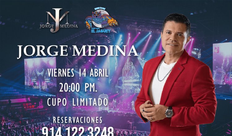 Jorge Medina regresa a Tabasco con concierto en Nacajuca