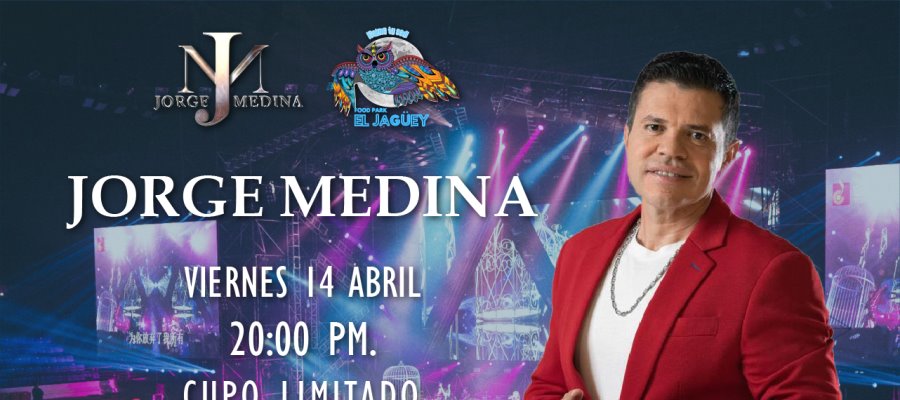 Jorge Medina regresa a Tabasco con concierto en Nacajuca