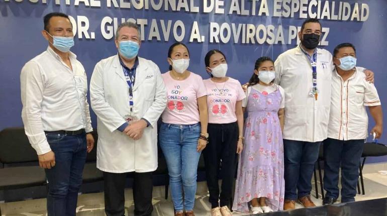 Hospital Rovirosa realiza el trasplante renal número 112