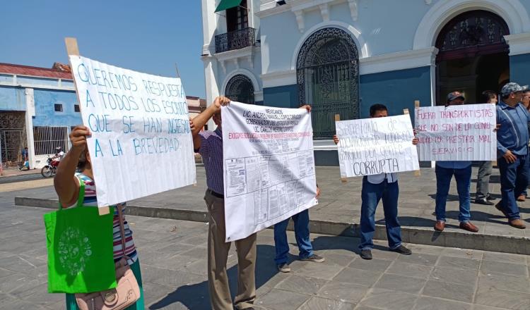 Comunidades cercanas al Aeropuerto de Villahermosa demandan a Semovi más rutas de transporte público