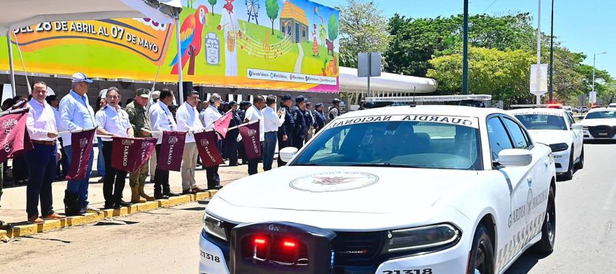 Vigilarán en Tabasco 2 mil 800 elementos Semana Santa 2023 