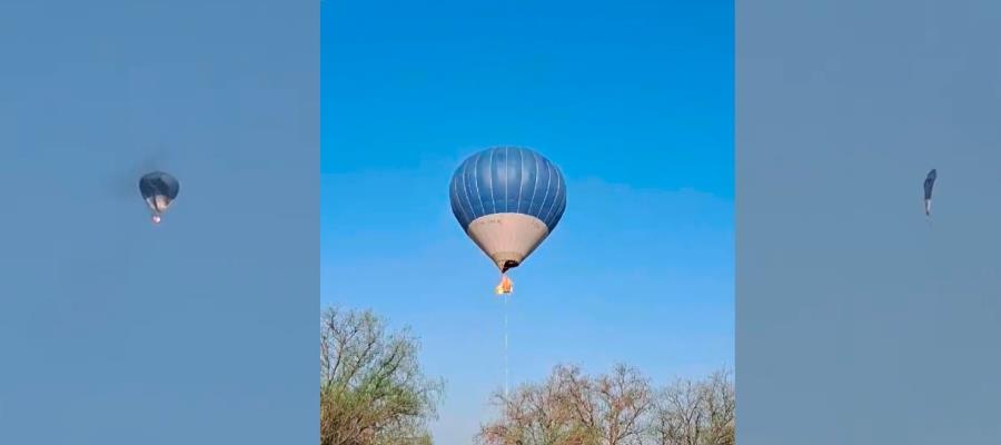 Globo aerostático se desploma en Teotihuacán; hay 2 muertos y un herido