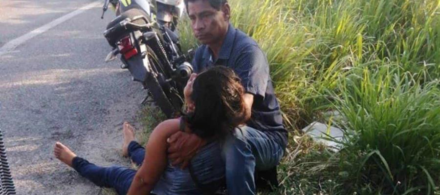 Se registran 3 accidentes de moto en la Villahermosa-Frontera en menos de 24 horas; una persona falleció