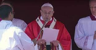 Papa Francisco invita a feligresía a vivir Semana Santa a ejemplo de la Virgen María