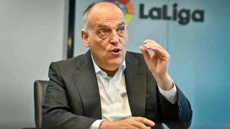 El Barça pide la renuncia de Javier Tebas, presidente de LaLiga