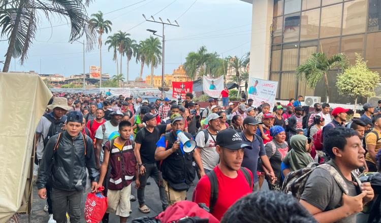3 mil migrantes inician nueva caravana desde Tapachula rumbo a Estados Unidos