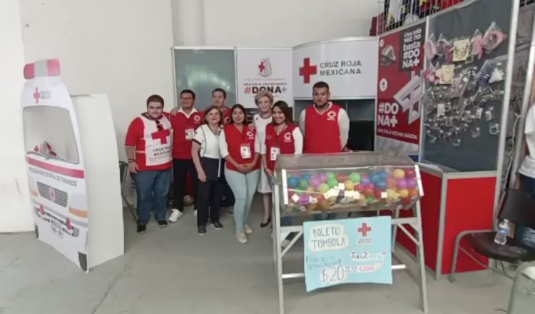 Inaugura Cruz Roja su stand en la Feria, llama a colaborar para cumplir meta anual de donativos