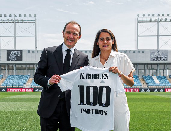 Futbolista mexicana Kenti Robles llega a 100 partido jugados con Real Madrid Femenil