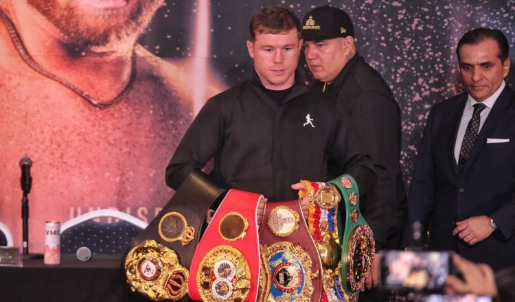 Canelo y John Ryder ya se vieron las caras previo al combate del 6 de mayo