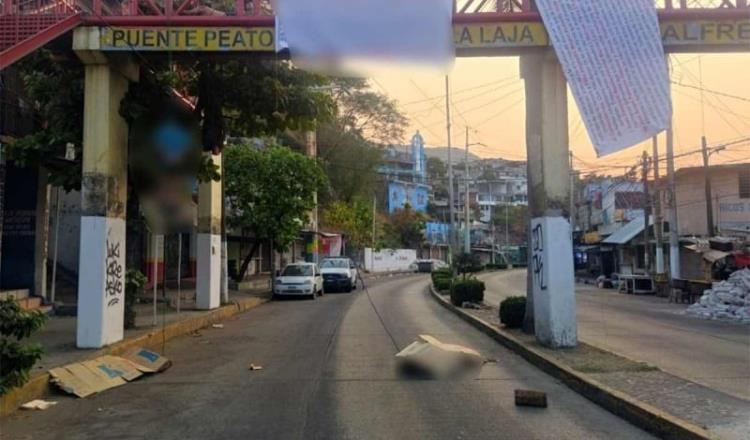 En Acapulco, hallan 4 cuerpos; dos fueron colgados en puente
