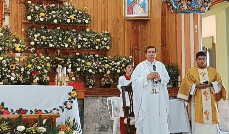 Desde el Santuario de Cupilco, Obispo recuerda homilía de San Juan Pablo II, durante su visita a Tabasco en 1990