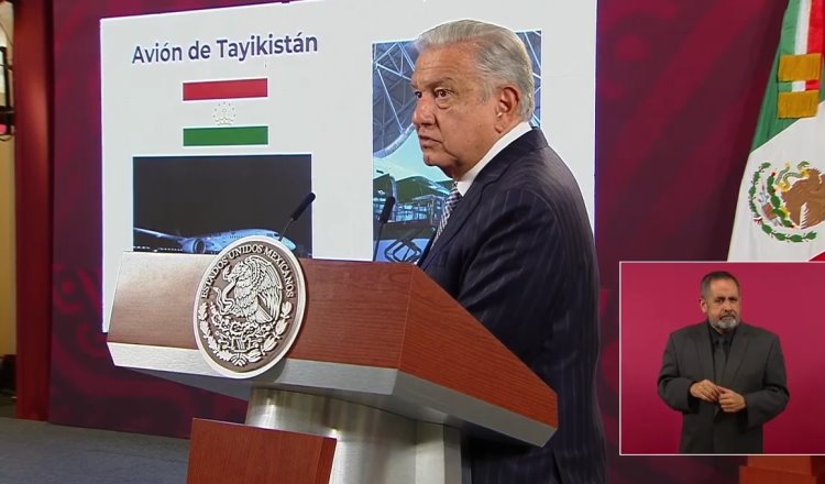 "Soy de Tepetitán y no me considero pequeño faraón": AMLO al destacar llegada de avión presidencial a Tayikistán