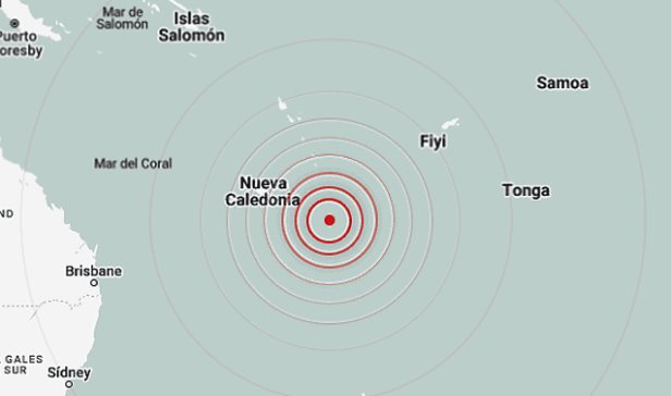 Se registra sismo de magnitud 7.7 en el Pacífico Sur; se emite alerta de tsunami