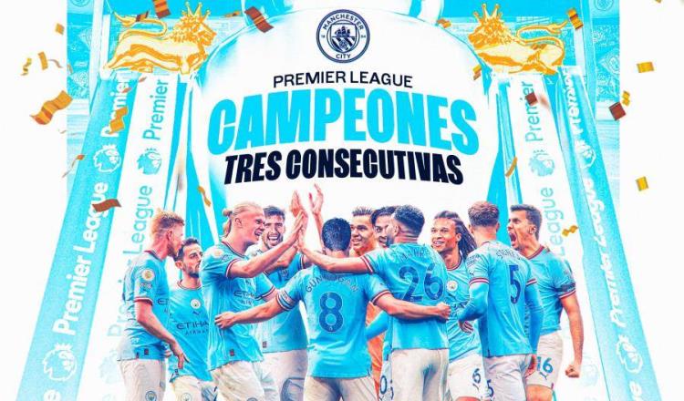 Manchester City se corona campeón de la Premier League