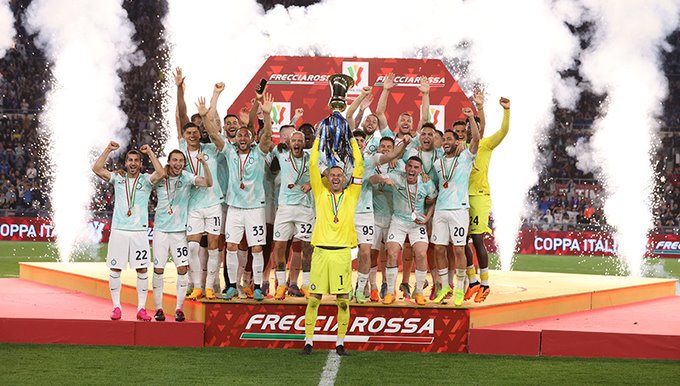 Con doblete de Lautaro Martínez, Inter de Milán se corona campeón de la Copa de Italia