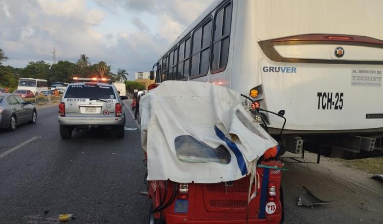 Mueren 2 hombres tras fuerte accidente en Paraíso