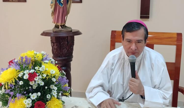 Intercesión del Espíritu Santo para que purifique y limpie a los feligreses, pide Obispo de Tabasco 