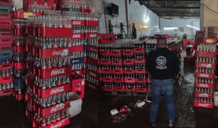 Encuentra otra fábrica de Coca-Cola pirata; ahora en Edomex