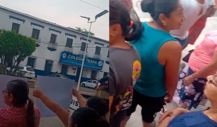 Pobladores de Villa Juan Aldama, Teapa protestan por falta de agua desde hace un mes