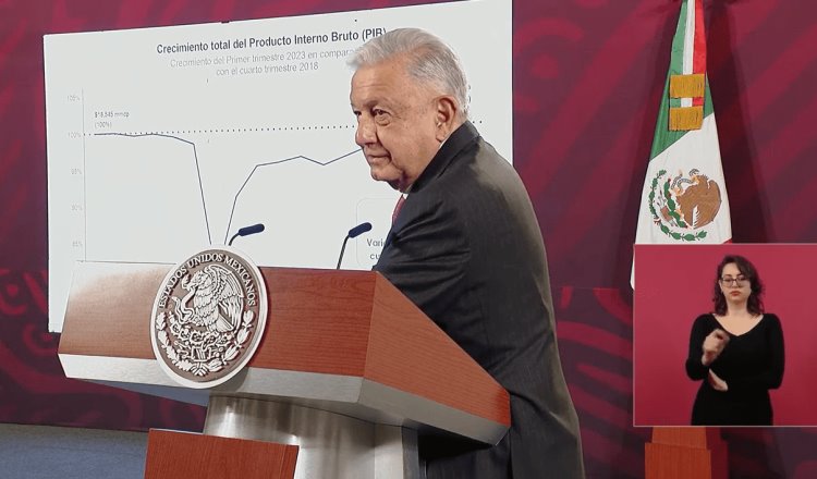 Vislumbra Obrador crecimiento del 4% de economía mexicana en 2023