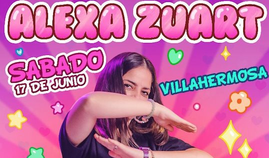 Alexa Zuart lista para hacer reír a Villahermosa el 17 de junio