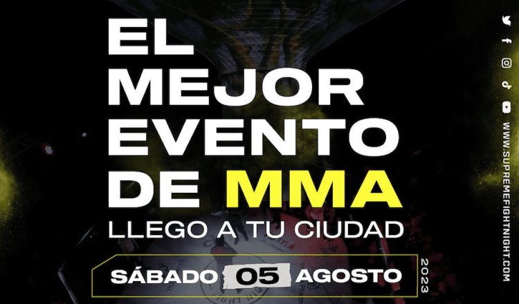 Tabasqueños participarán en función de Artes Marciales Mixtas en el Convenciones