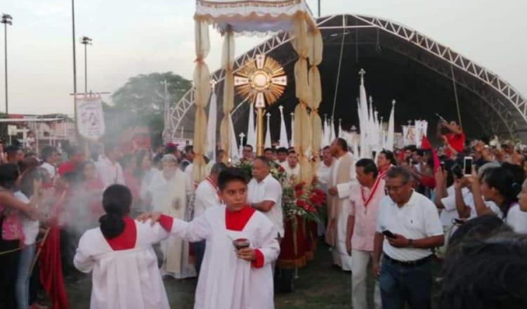 Invita Catedral de Tabasco a vivir hoy jueves el "Corpus Christi"