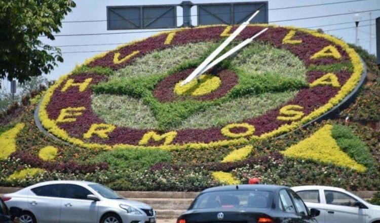 Nueva ubicación del reloj floral se definirá con Ayuntamiento de Centro dice gobierno