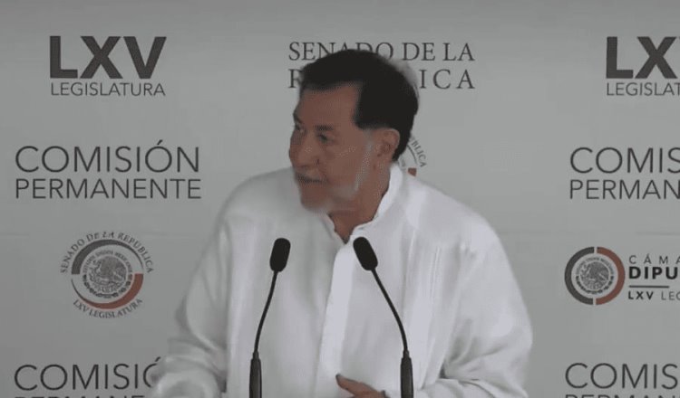 Critica Noroña veto a medios y que no haya debates en proceso interno de Morena