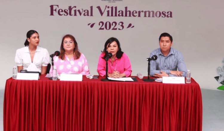 Dan a conocer programa de Festival de Villahermosa; tendrá 79 actividades