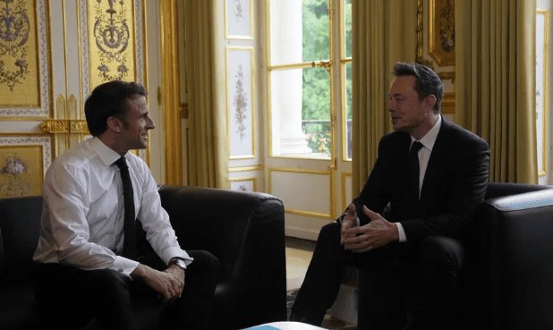 Musk y Macron se reúnen para discutir inversiones en Francia