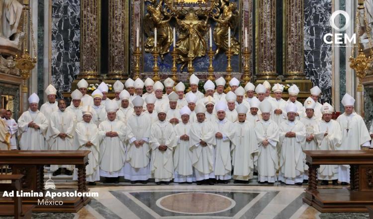 Obispos del Grupo 3 de México, celebran misa en Santa María la Mayor, en tercer día de la Visita Ad Limina